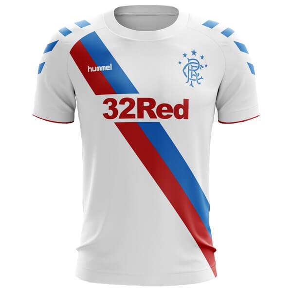 Camiseta Rangers Segunda equipación 2018-2019 Blanco